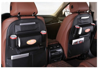 Premium Leather Car Seat Organizer