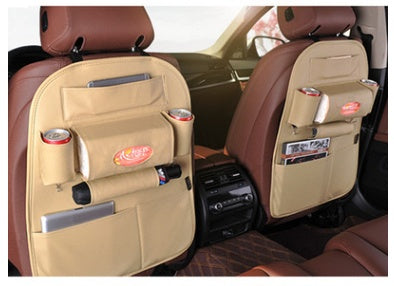 Premium Leather Car Seat Organizer